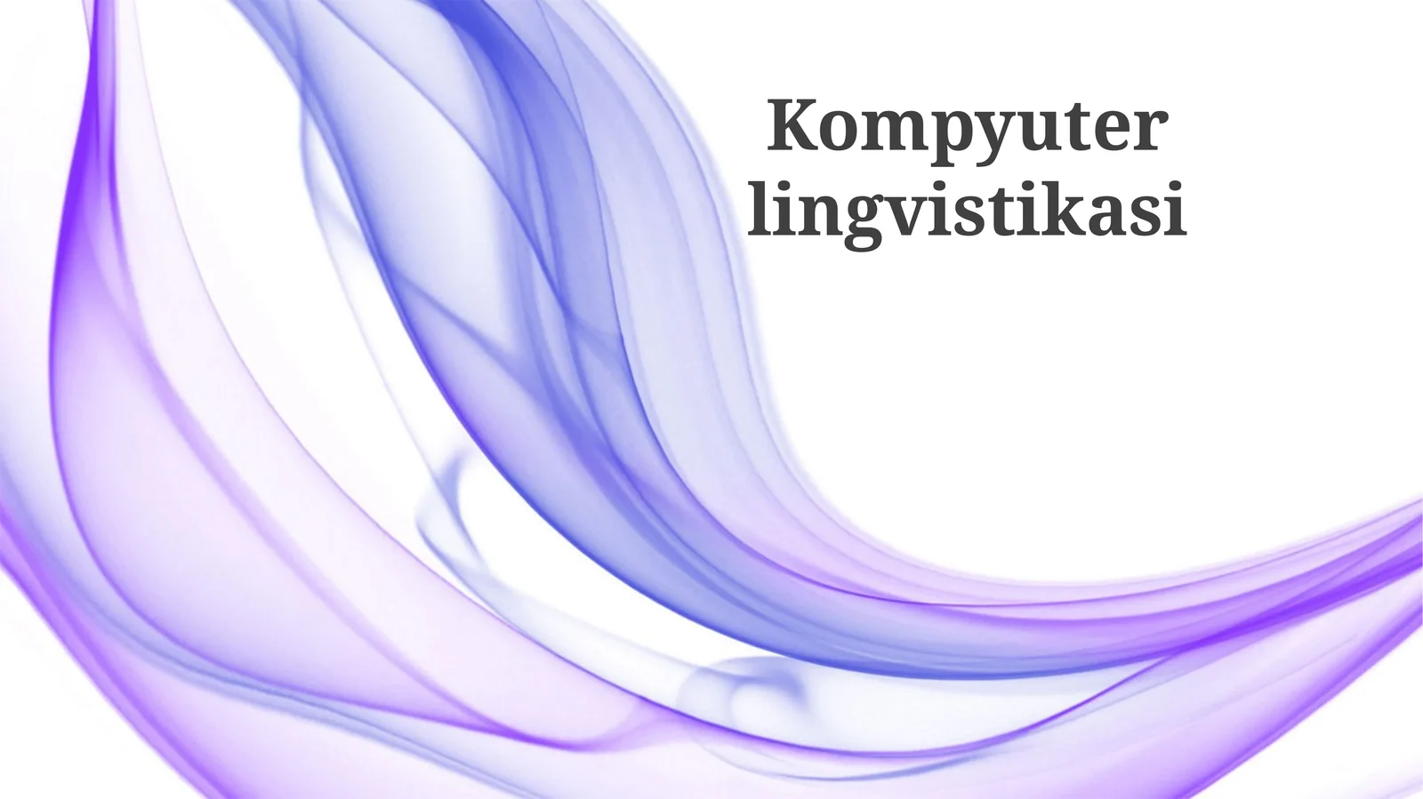 Kompyuterlingvistikasi
