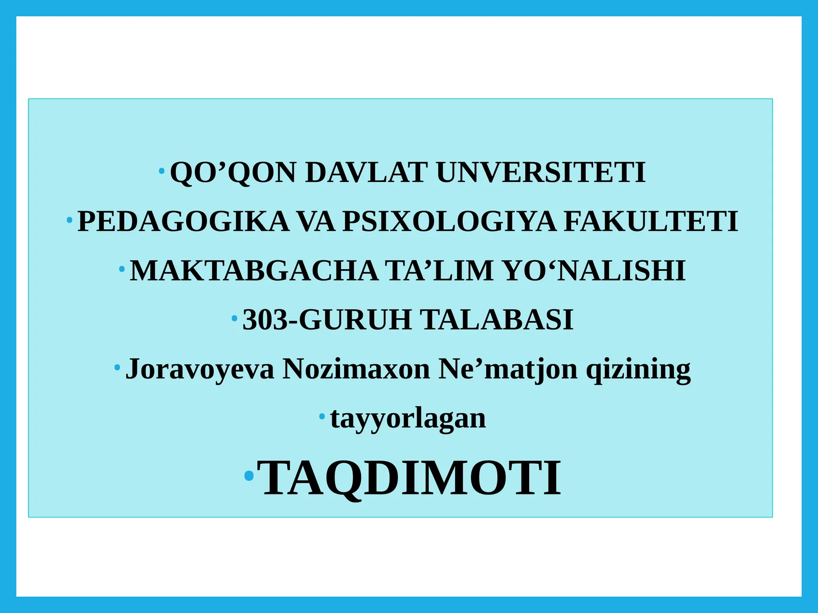 Bolalarni musiqiy-ritmik harakatlarga o‘rgatish (o‘rta guruh)