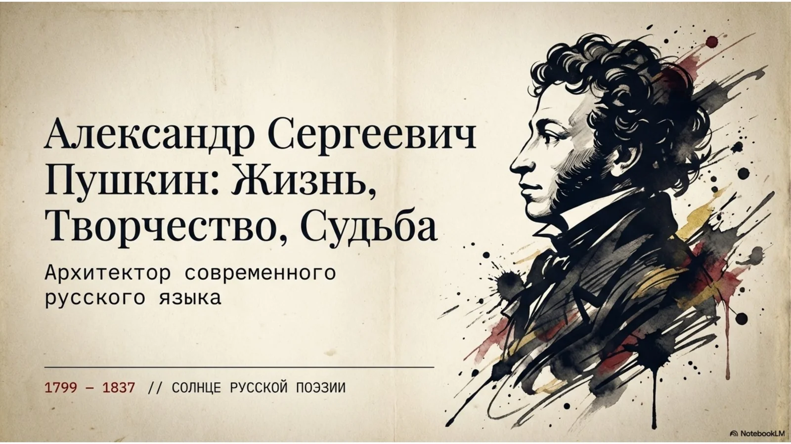 Александр Пушкин: Жизнь, творчество и бессмертие поэта