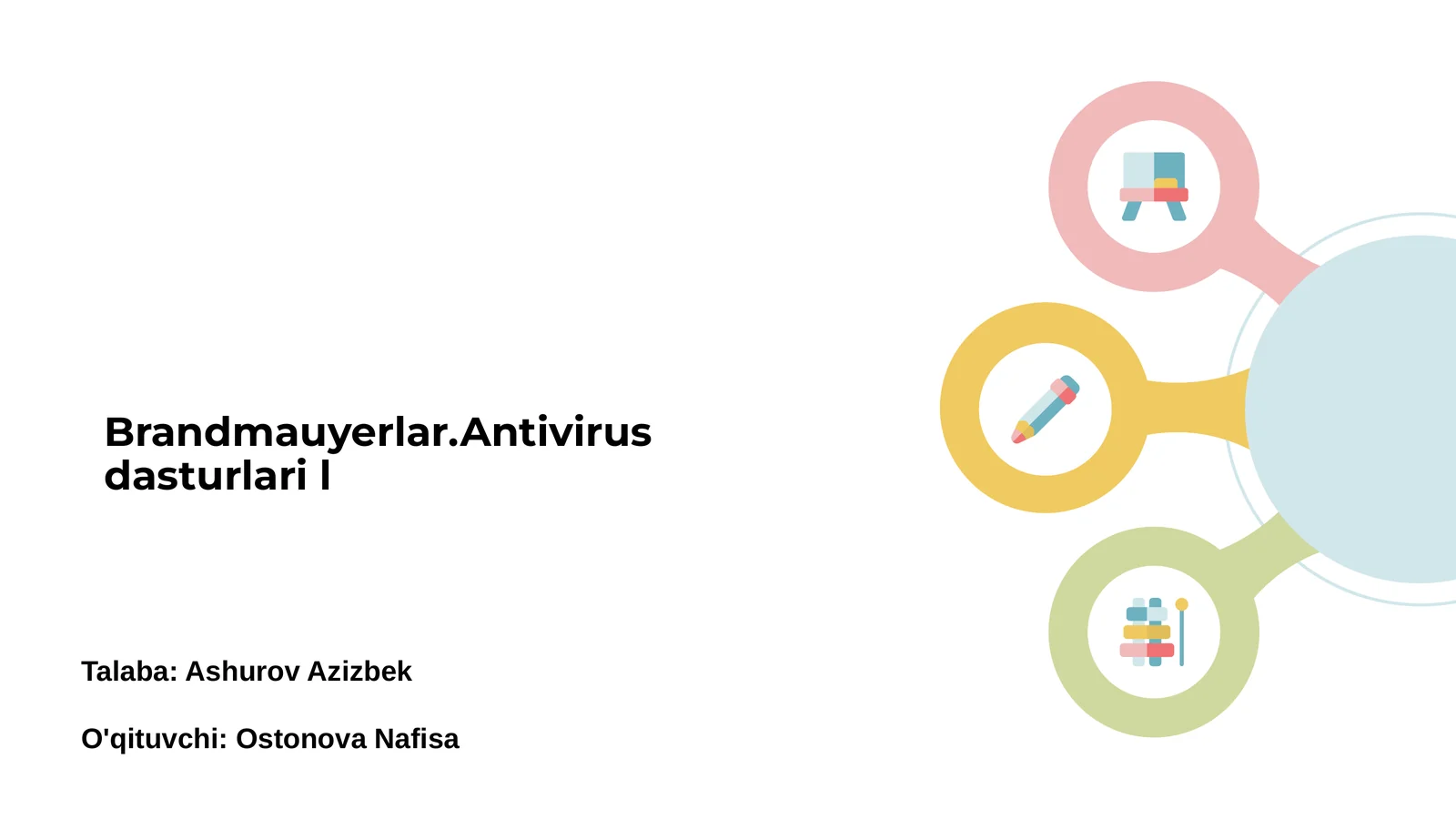 Brandmauyerlar.Antivirus dasturlari