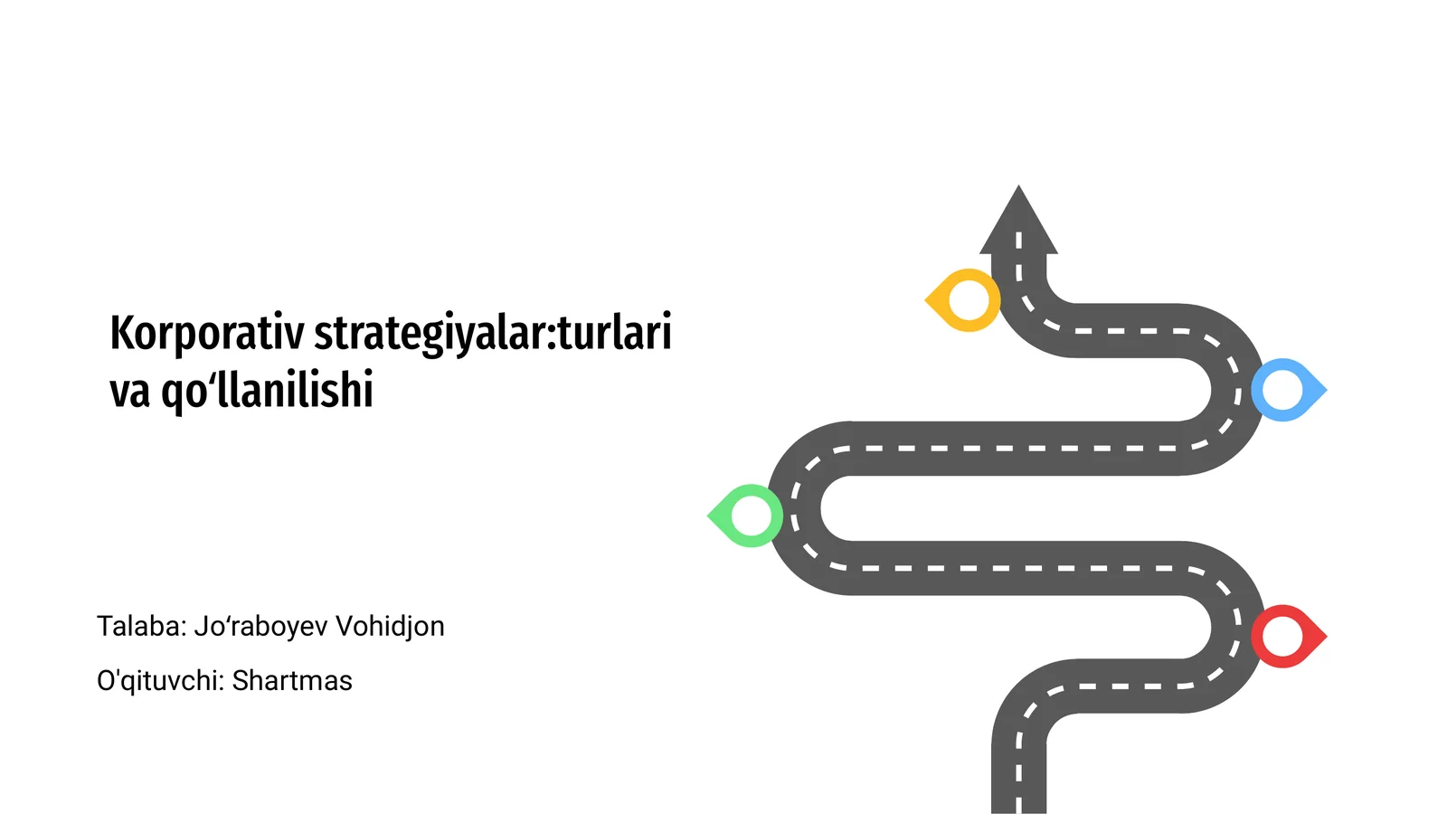 Korporativ strategiyalar:turlari va qoʻllanilishi