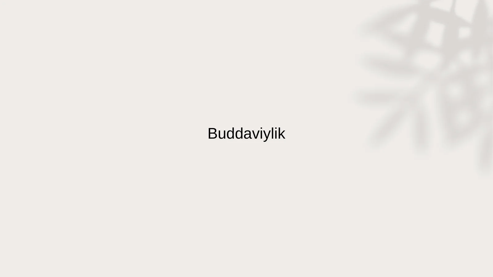 Buddaviylik