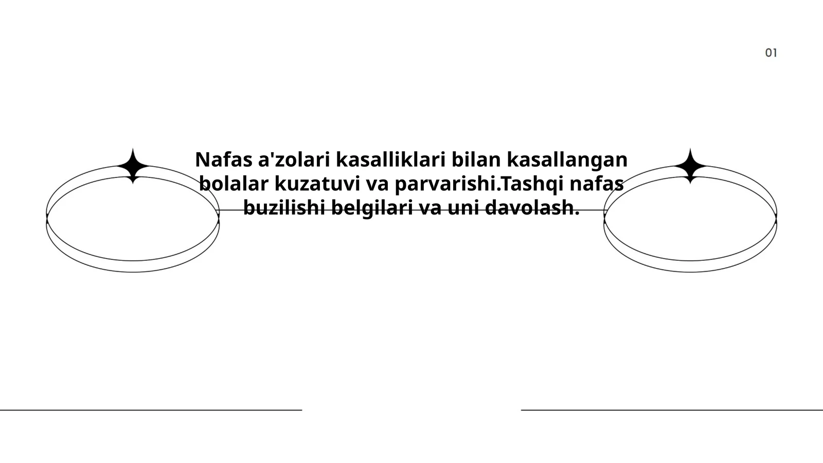 Nafas a'zolari kasalliklari bilan kasallangan bolalar kuzatuvi va parvarishi