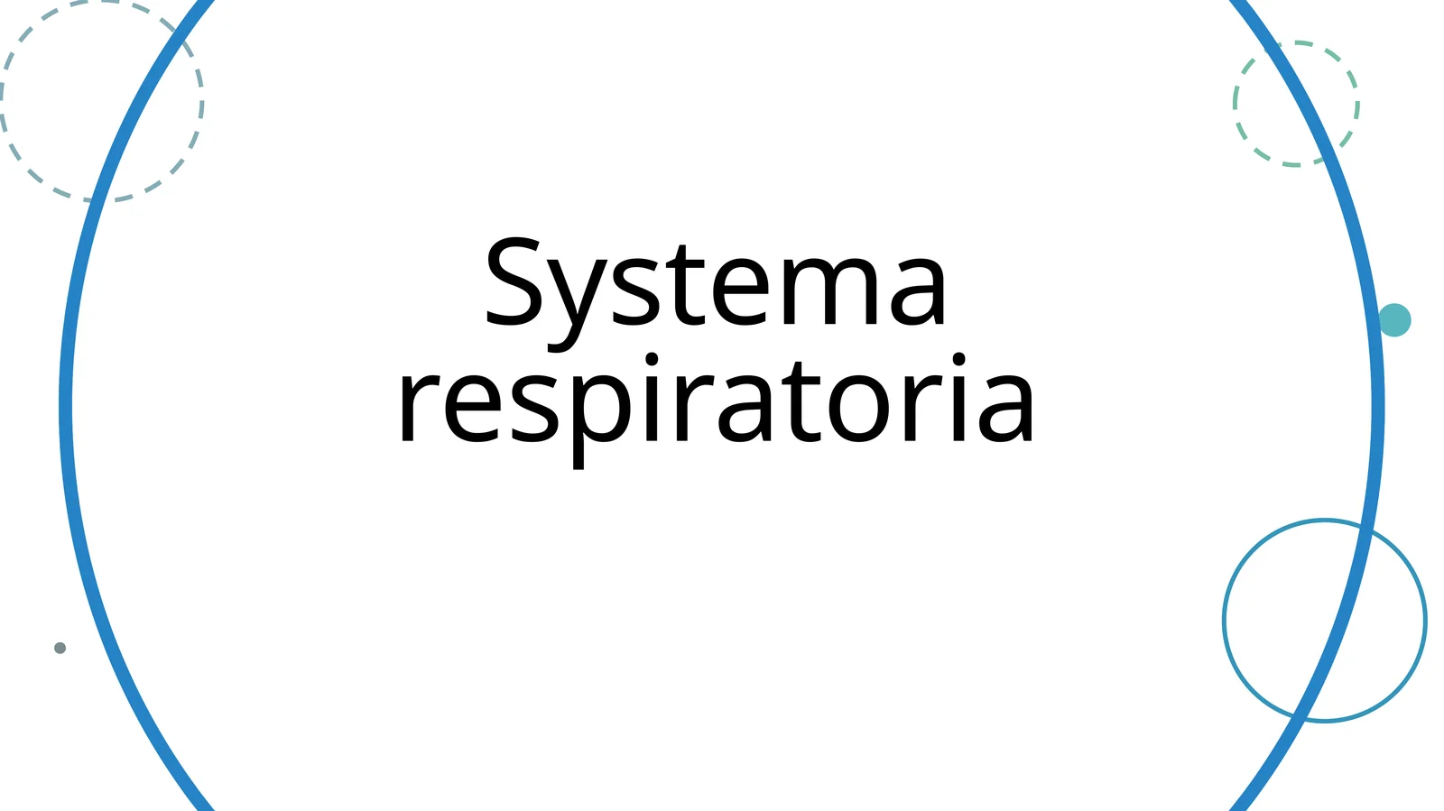 Systema respiratoria