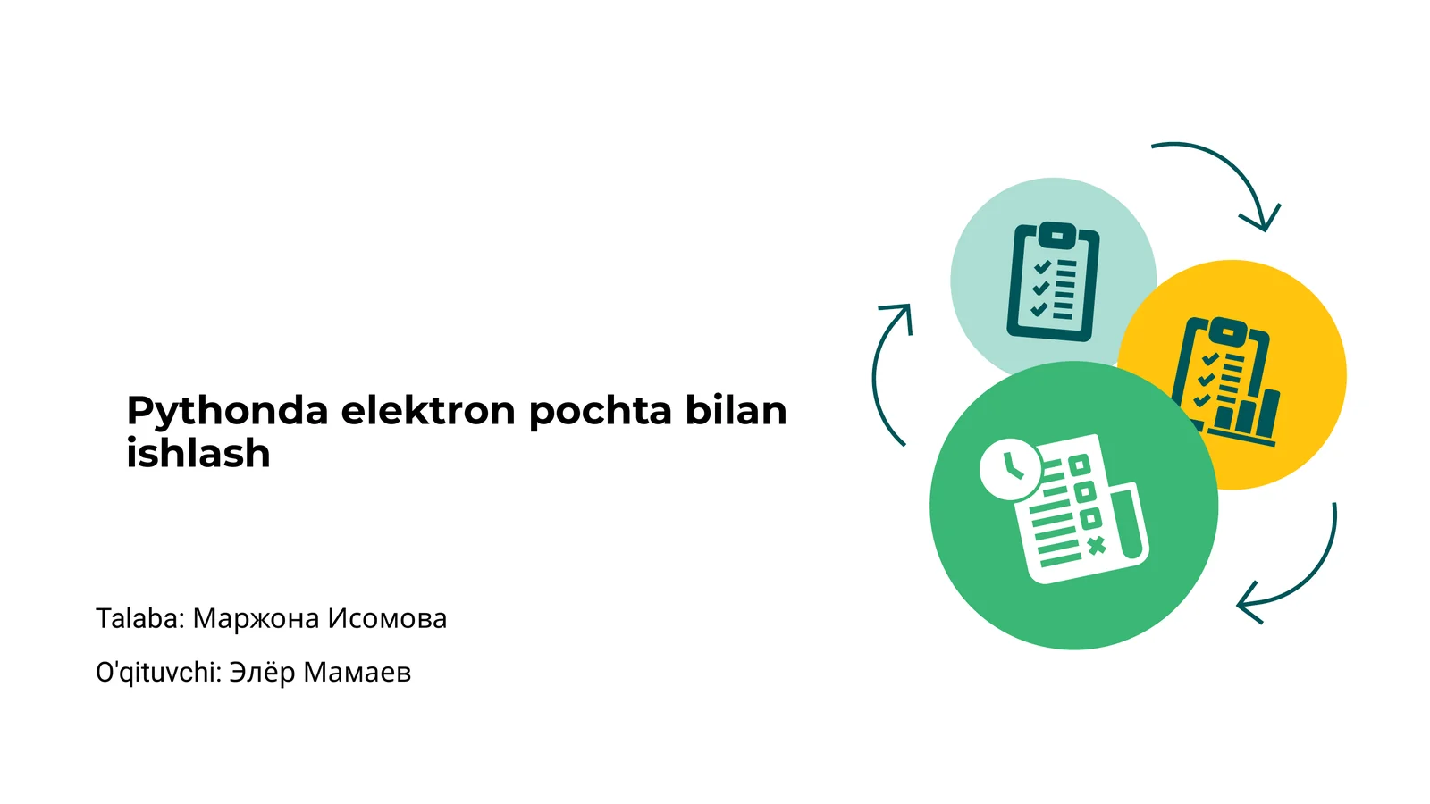 Pythonda elektron pochta bilan ishlash