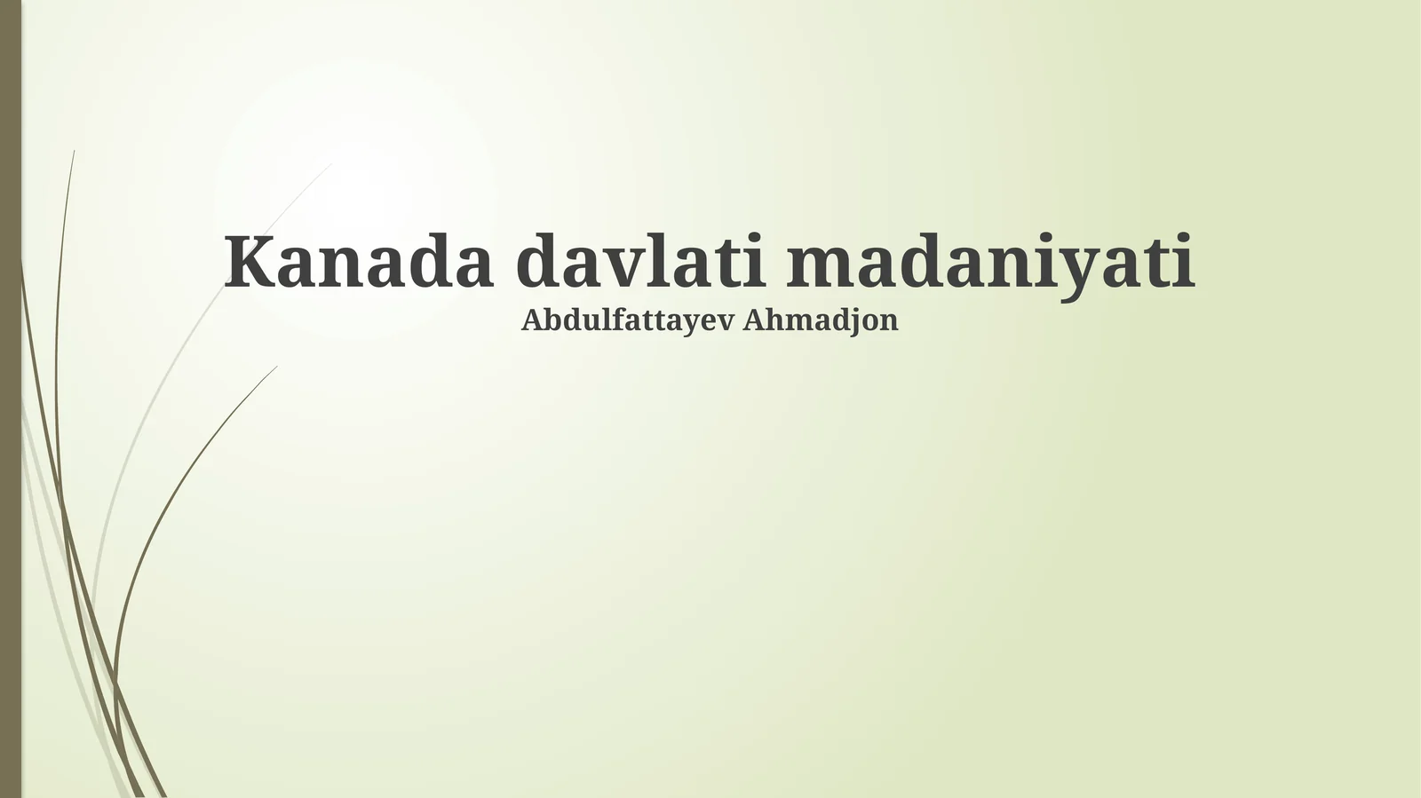 Kanada davlati madaniyati