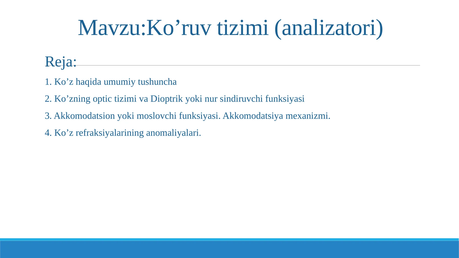 Ko’ruvtizimi(analizatori)