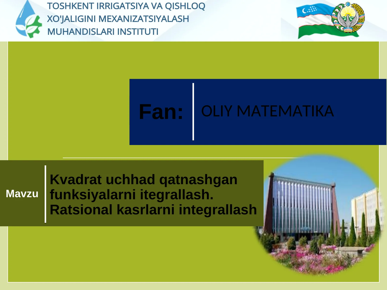 OLIY MATEMATIKA