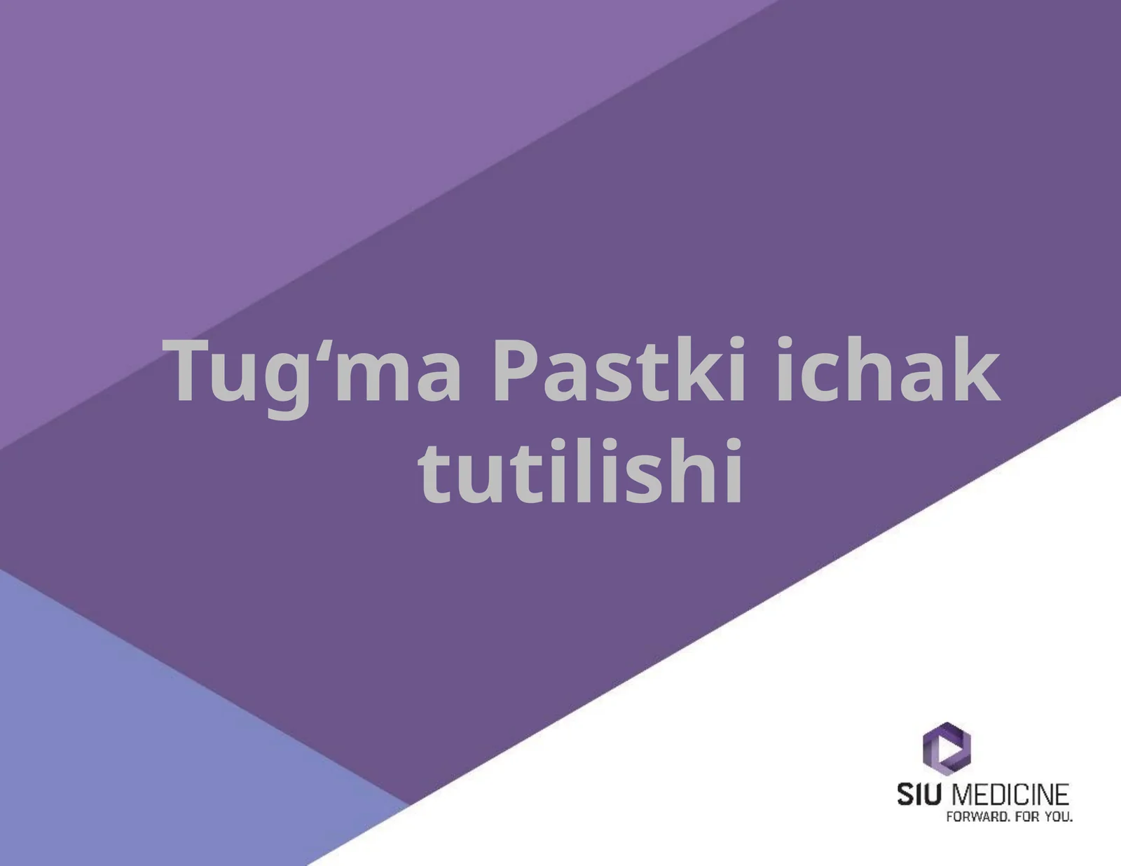 Tug‘ma ichak tutilishi