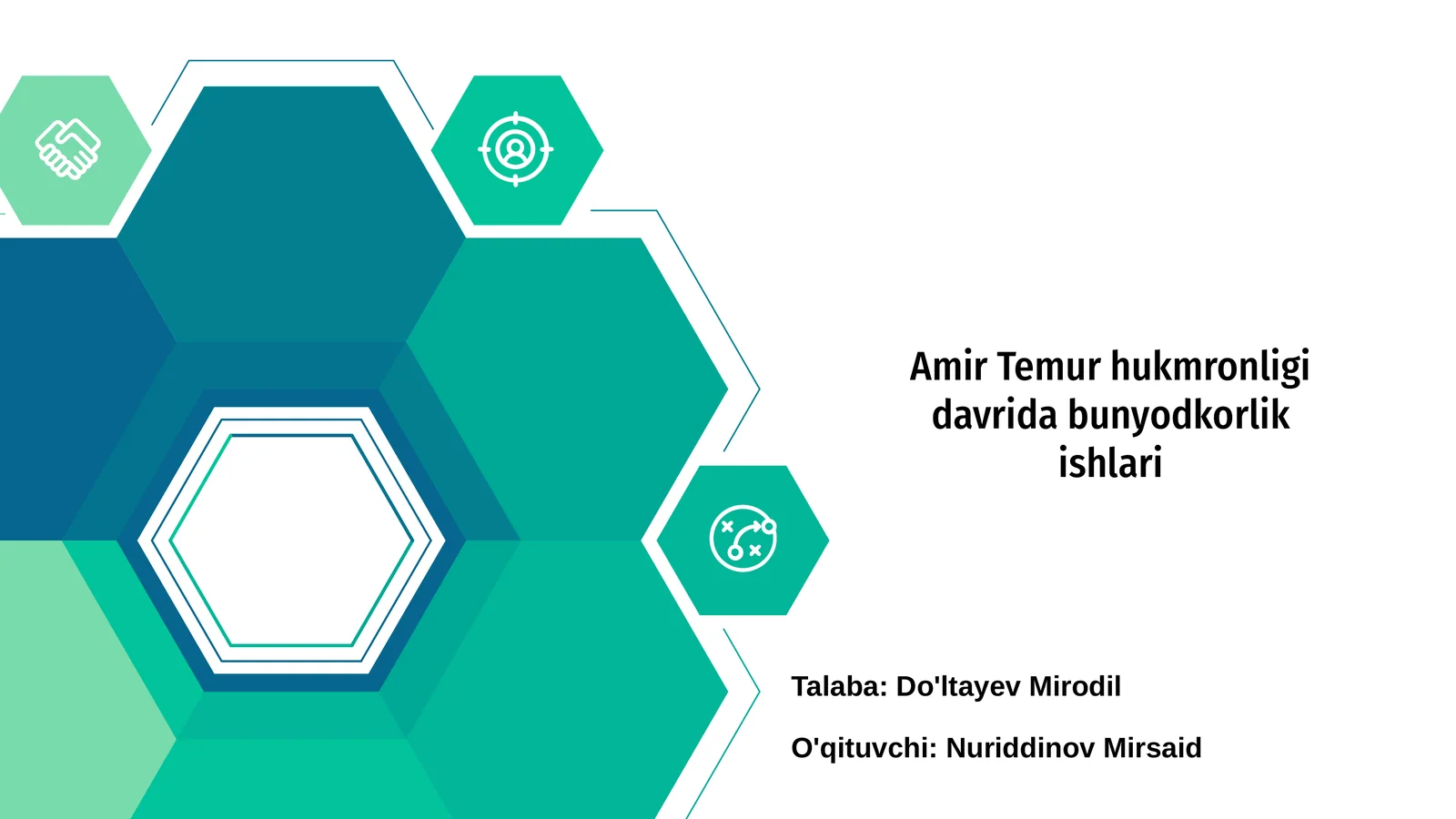 Amir Temur hukmronligi davrida bunyodkorlik ishlari
