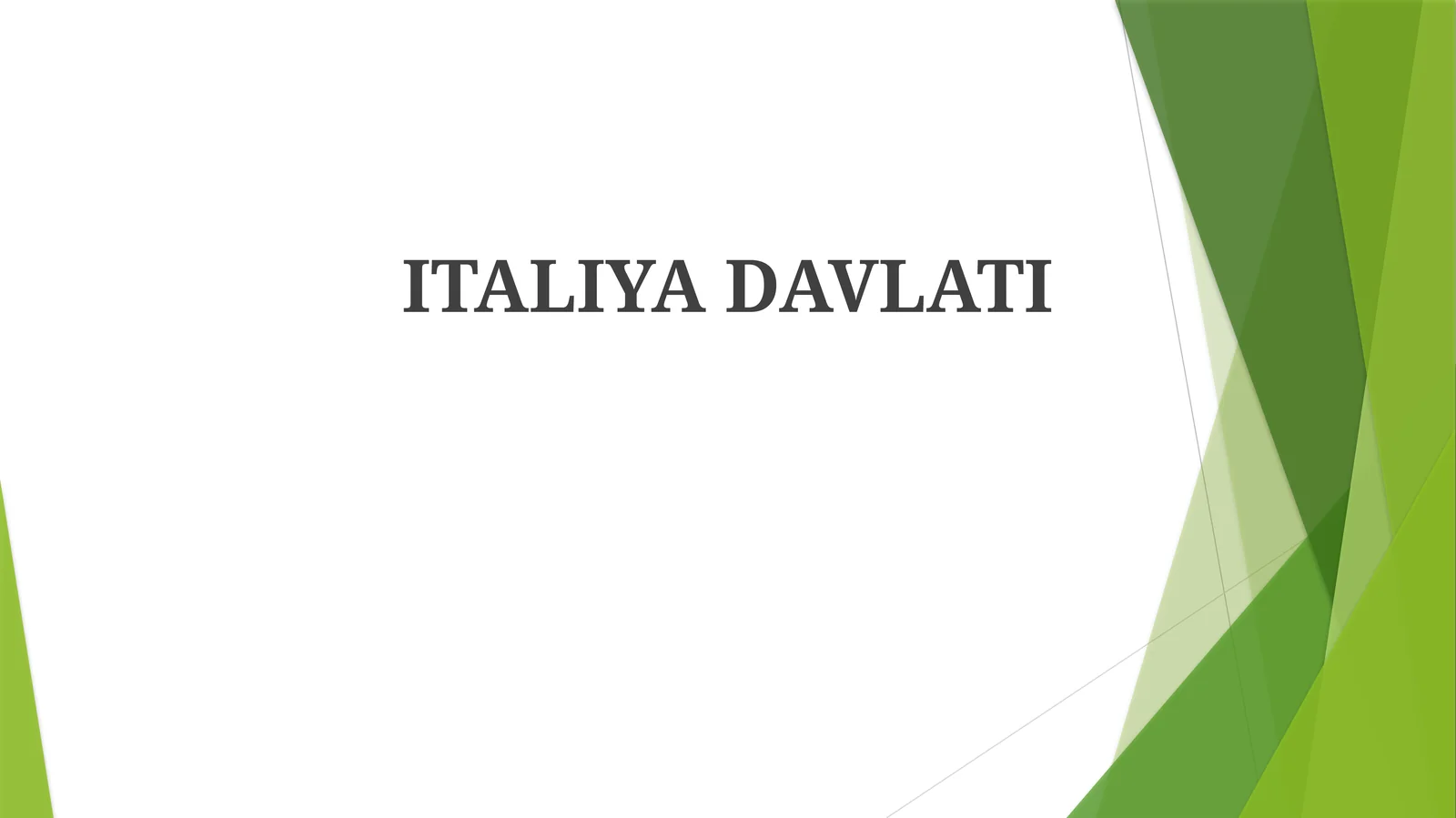 Italiya davlati