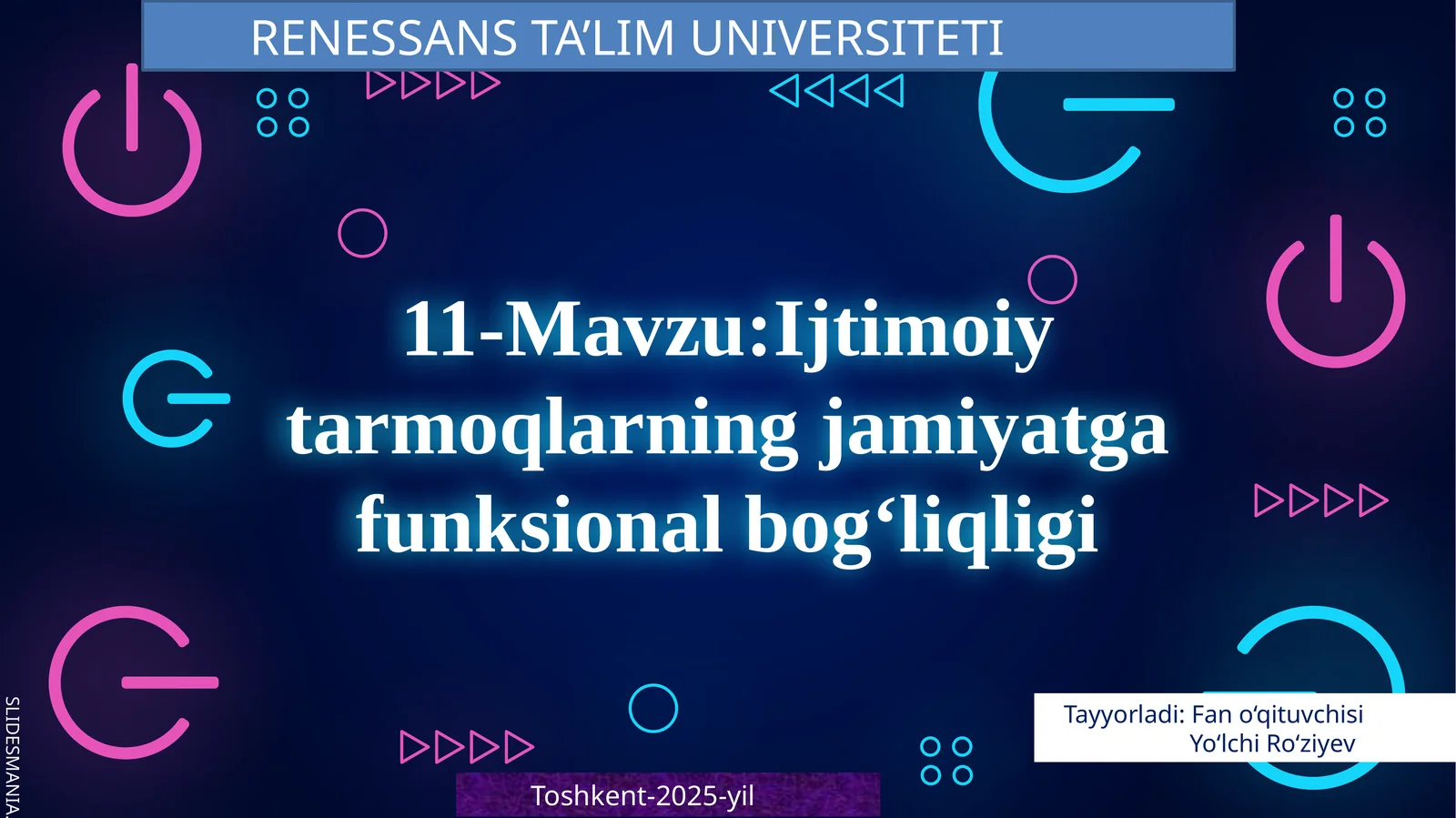 Ijtimoiy tarmoqlarning jamiyatga funksional bog‘liqligi