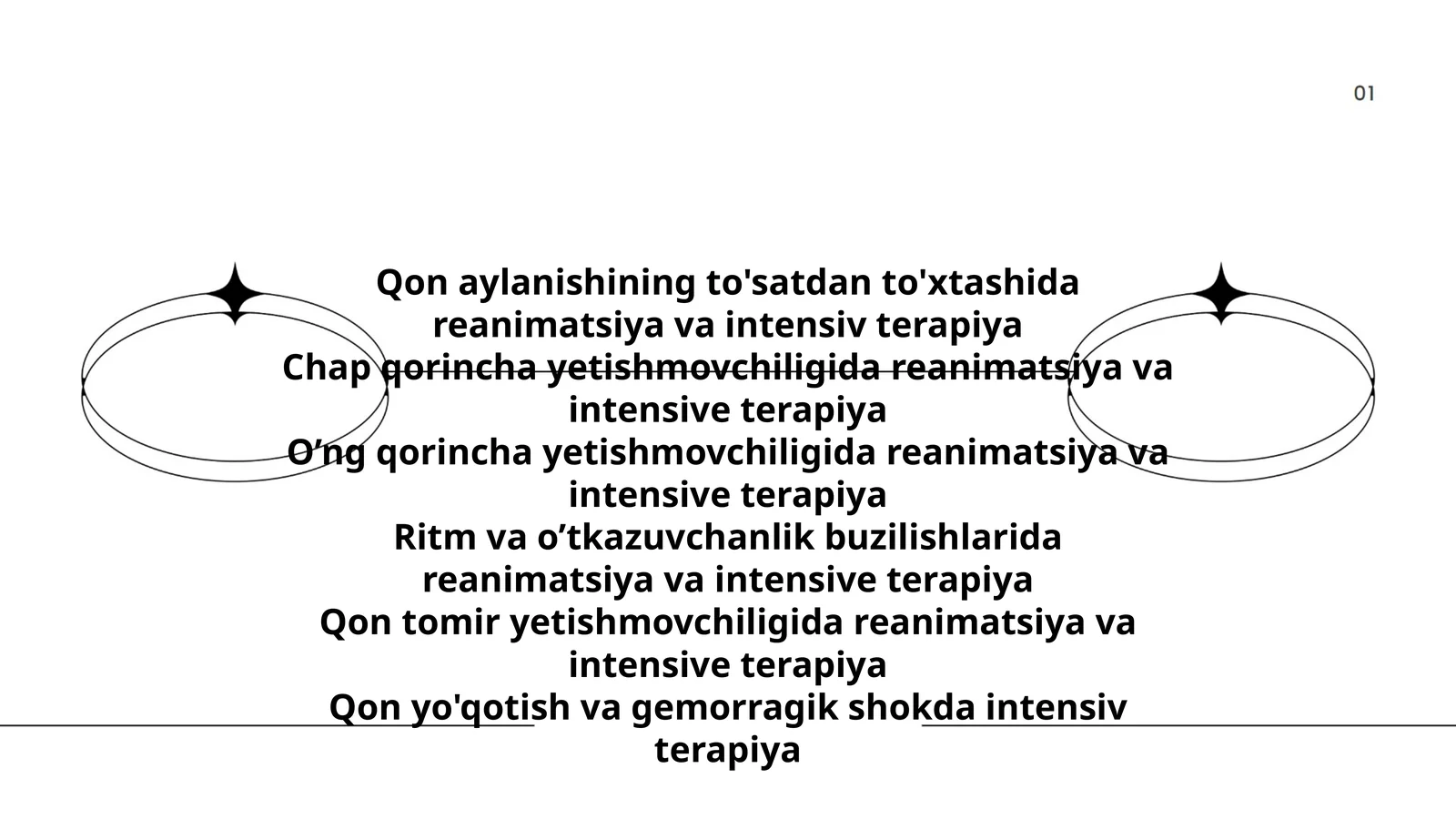 Reanimatsiya va intensiv terapiya