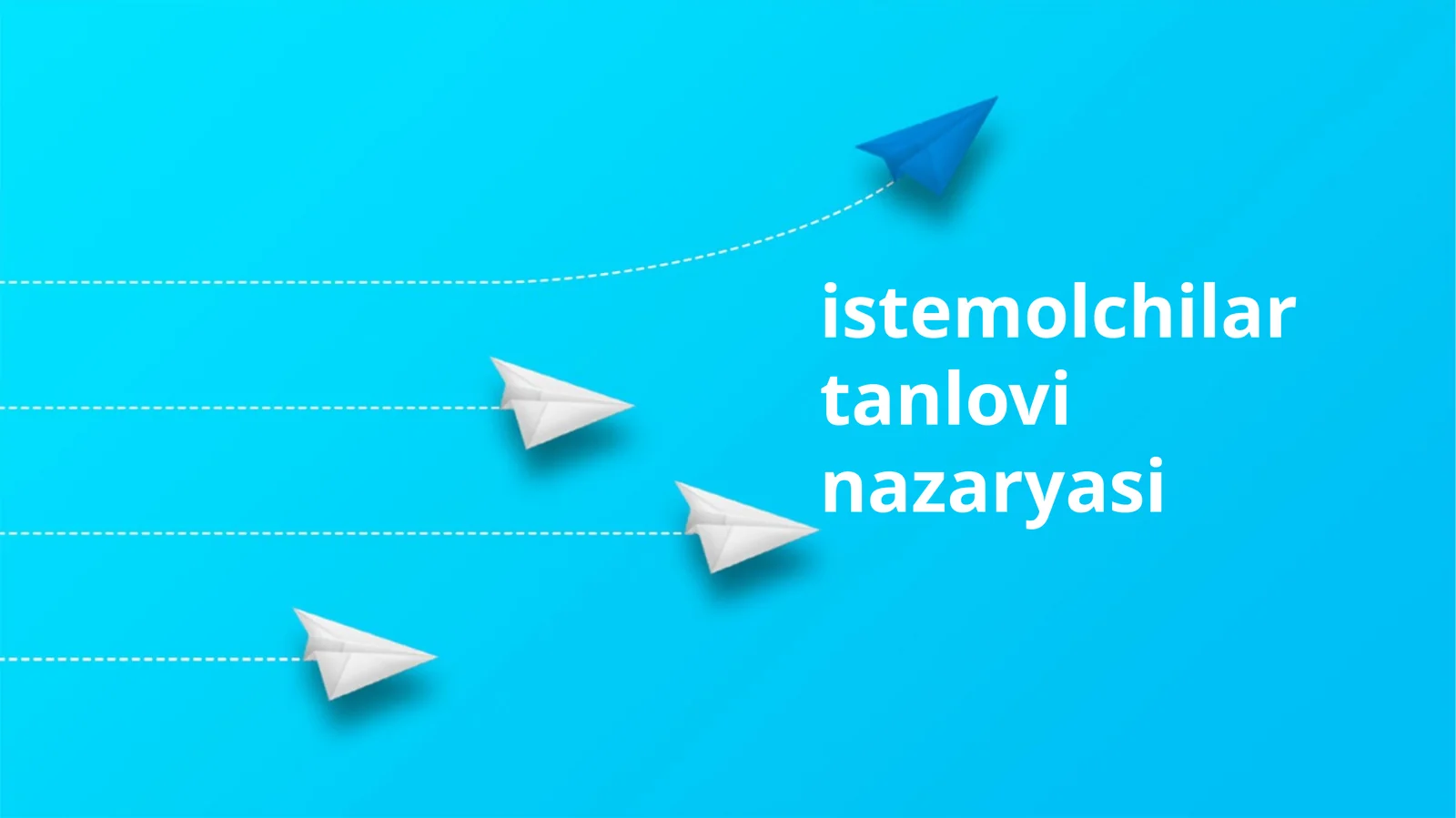 iste'molchilar tanlovi nazaryasi