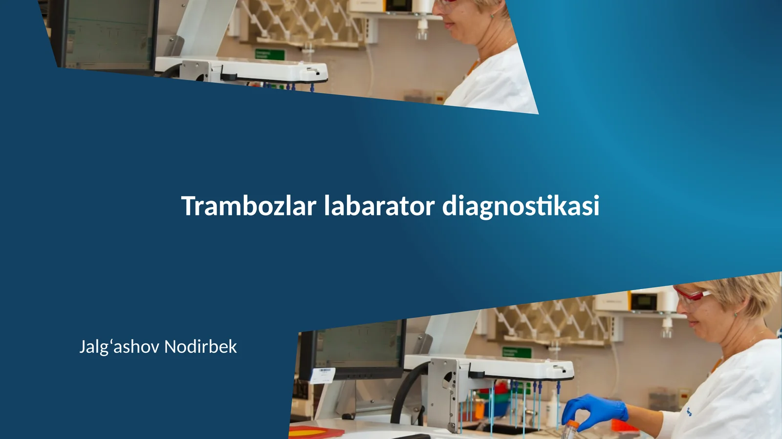 Trambozlar labarator diagnostikasi
