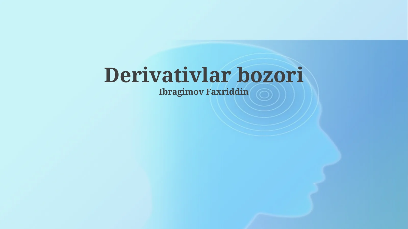 Derivativlar bozori