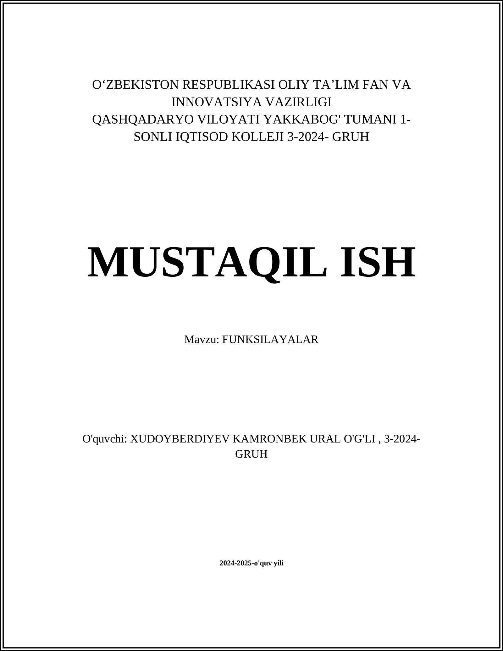 FUNKSILAYALAR