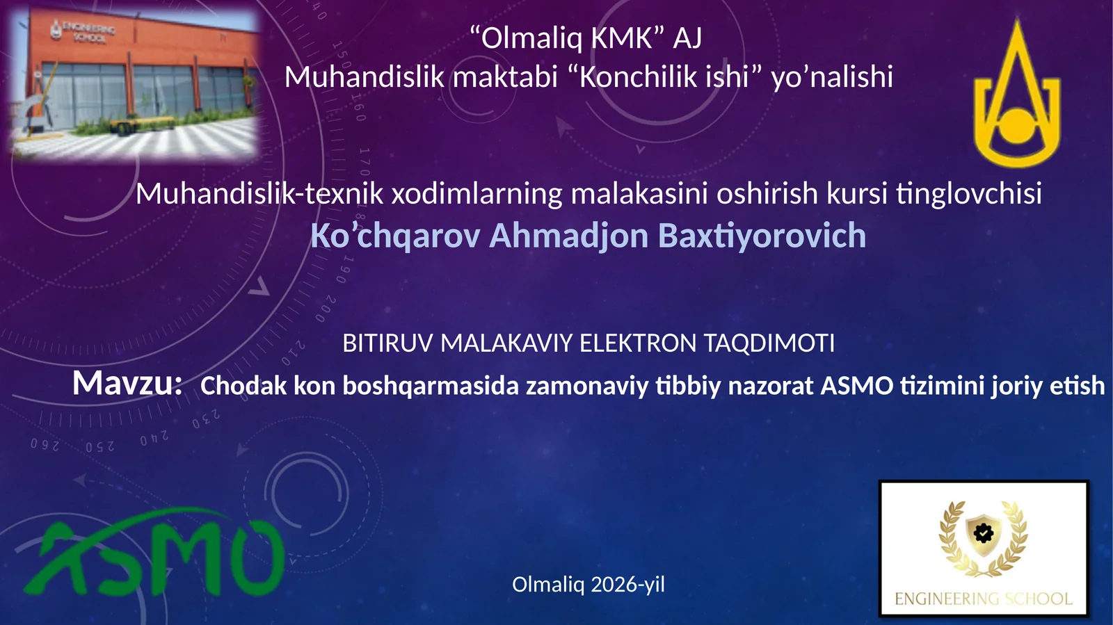 BITIRUV MALAKAVIY ELEKTRON TAQDIMOTI