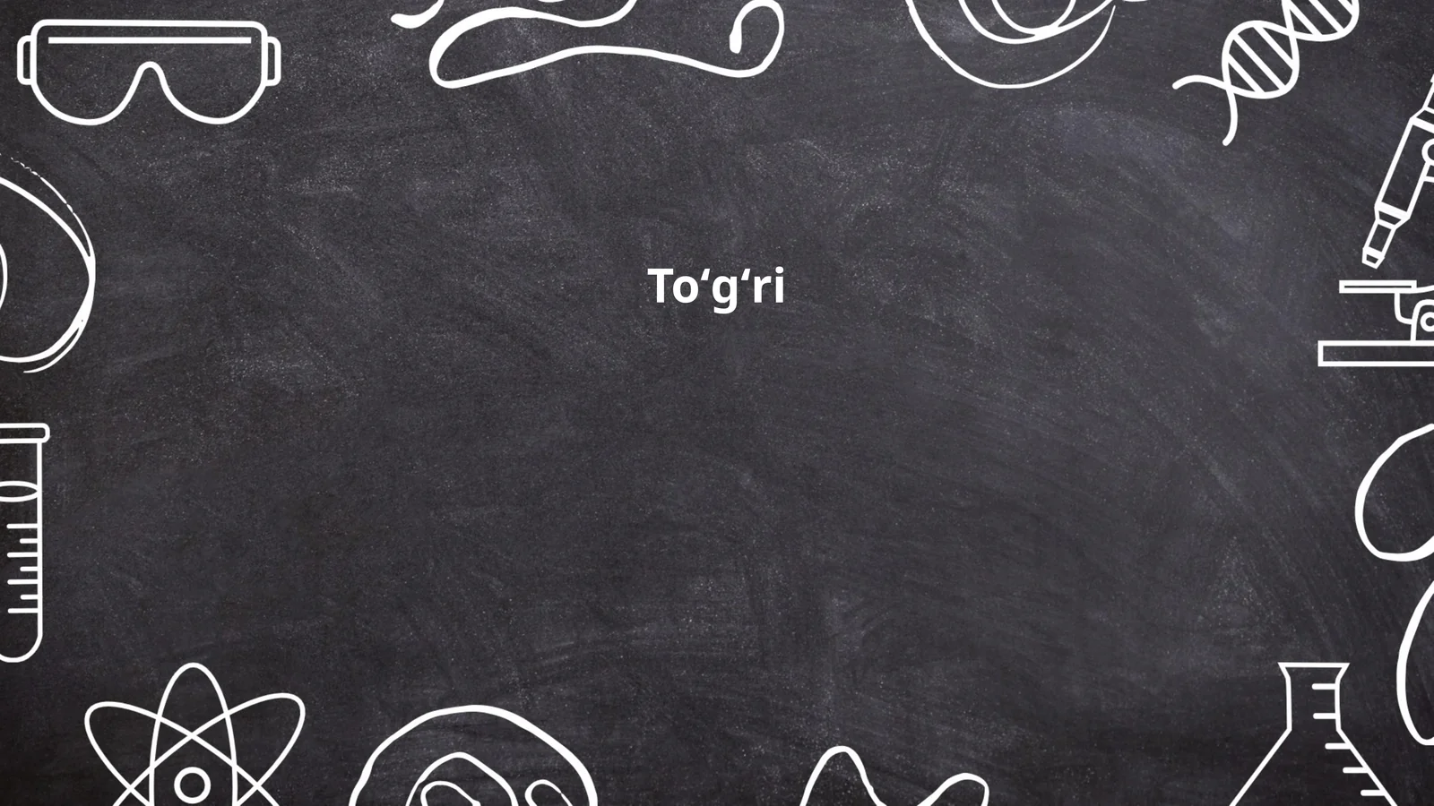 Toʻgʻri talaffuz