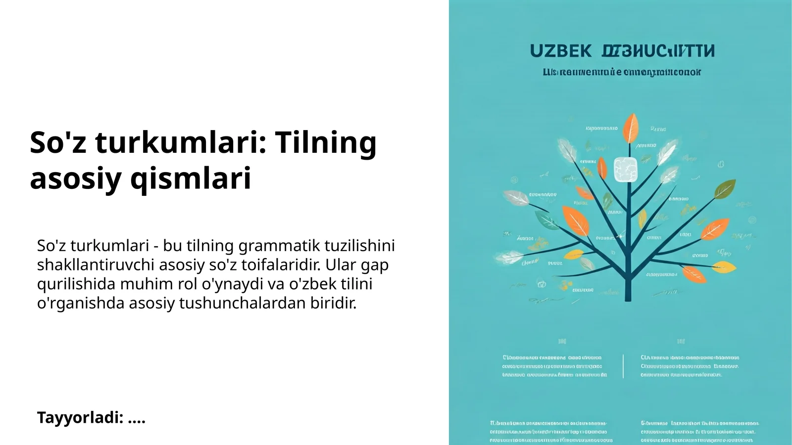 Otlar: O'zbek tilidagi otlar va ularning turlari