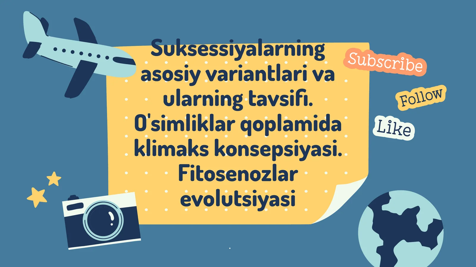 Fitosenozlar evolutsiyasi