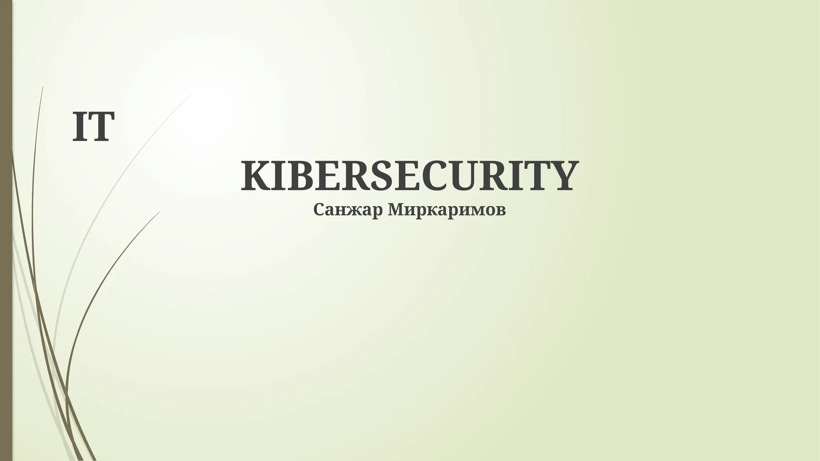 KIBERSECURITY