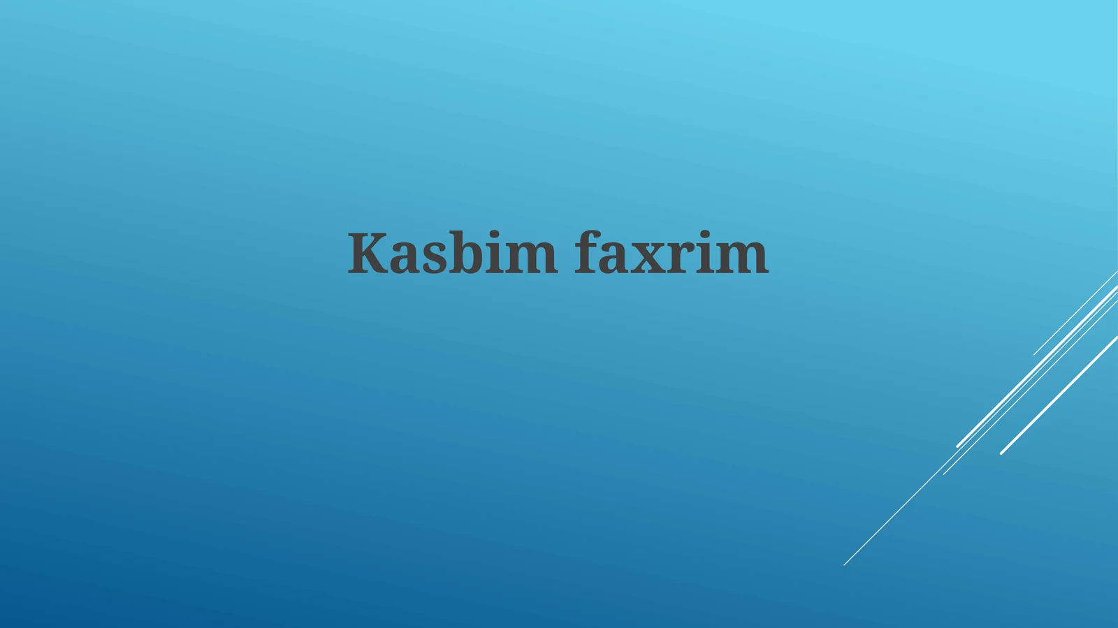 Kasbimfaxrim