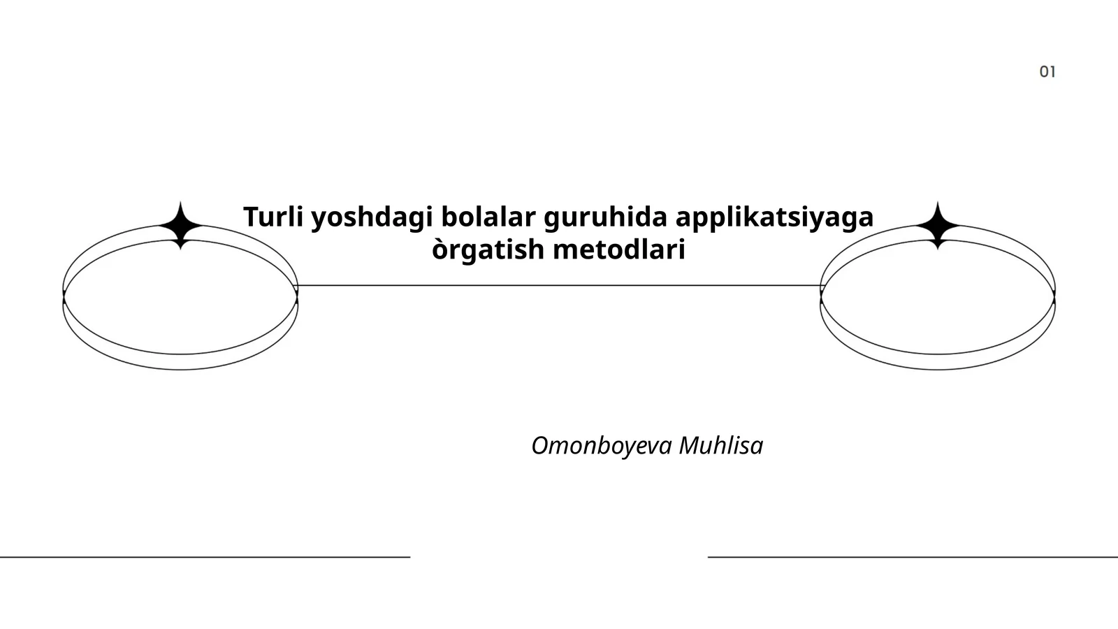 Turli yoshdagi bolalar guruhida applikatsiyaga òrgatish metodlari