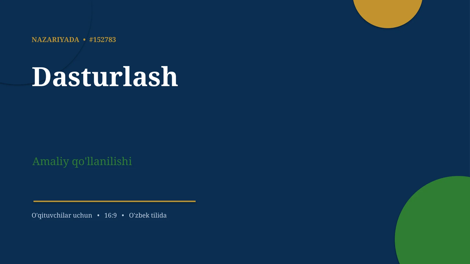 Dasturlash Nazariyasi