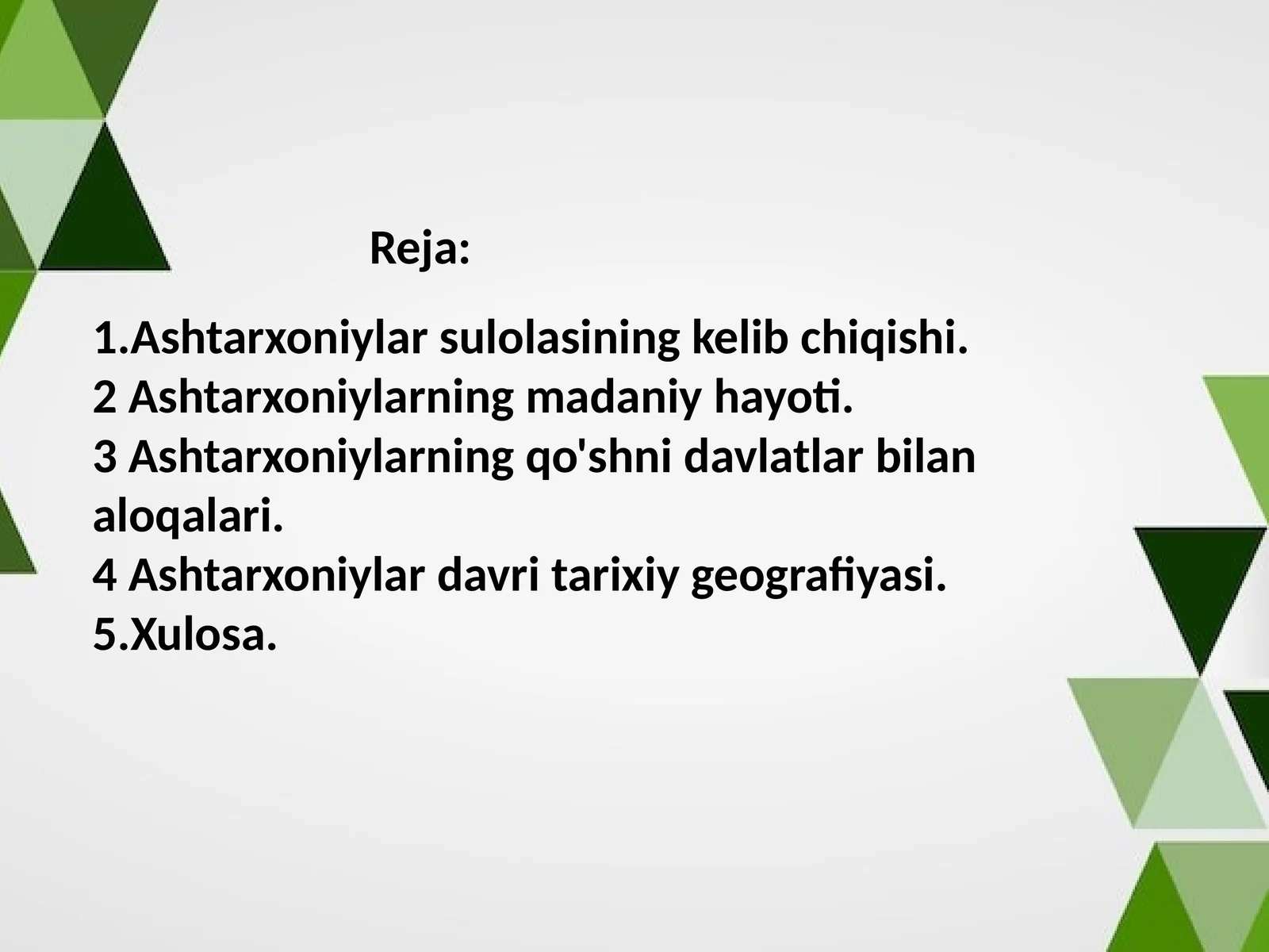 Ashtarxoniylar sulolasining kelib chiqishi