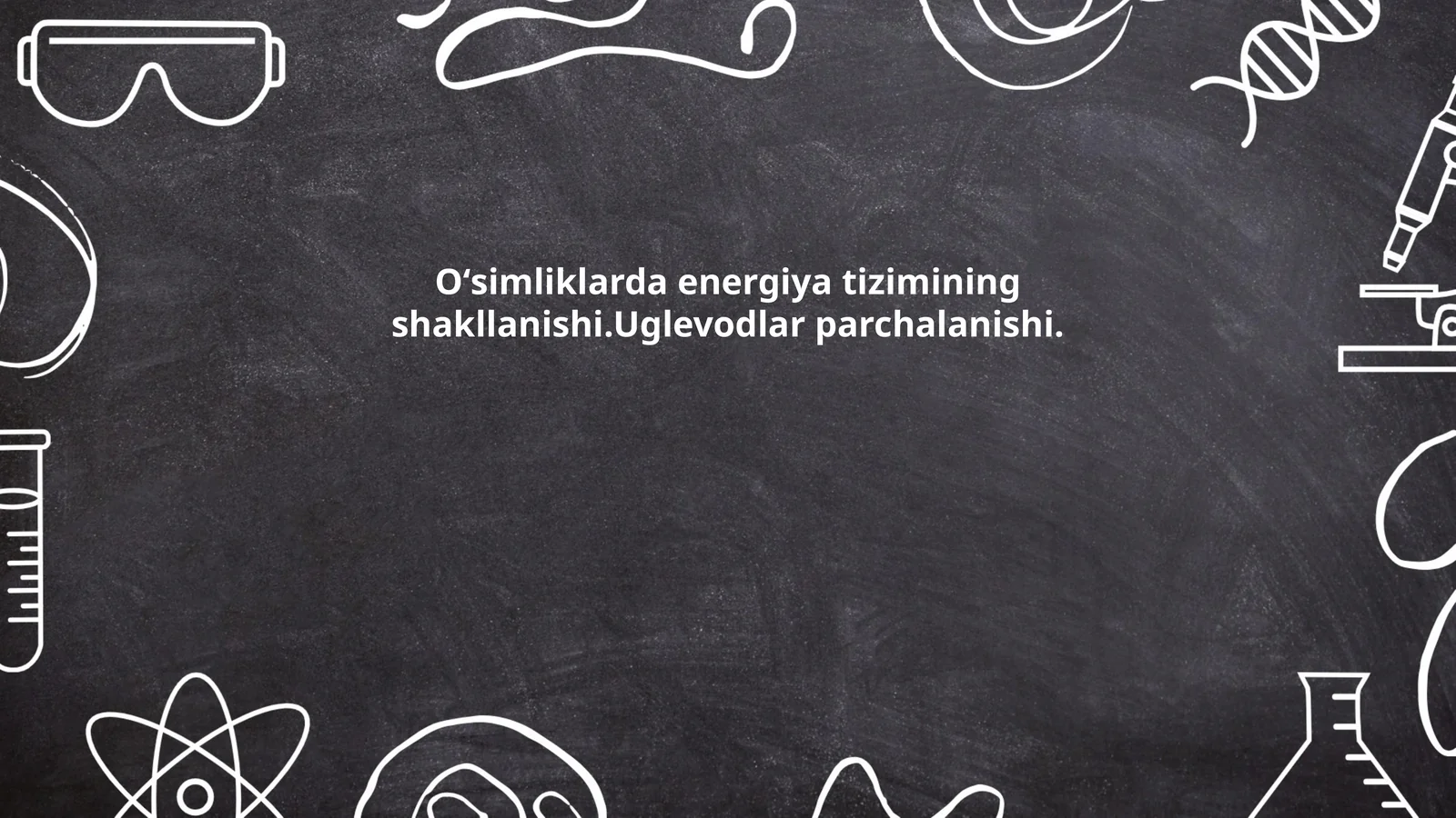 Oʻsimliklarda energiya tizimi