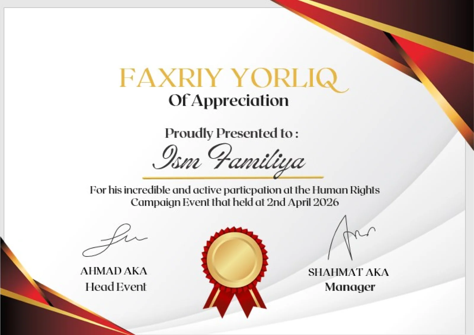 FAXRIY YORLIQ