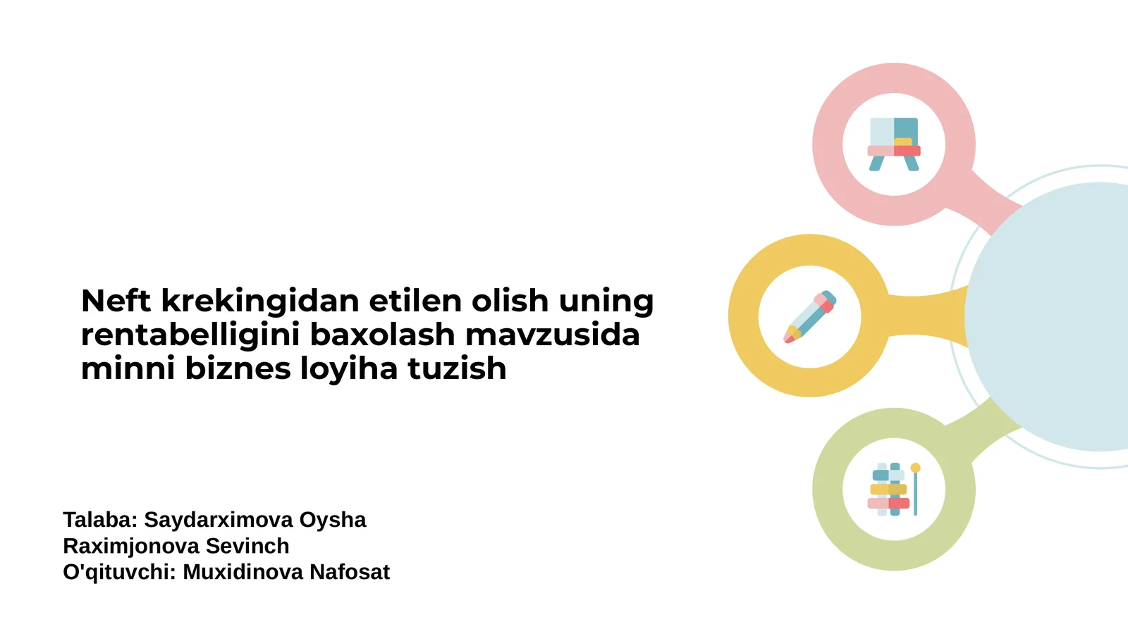 Neft krekingi va etilen ishlab chiqarish asoslari