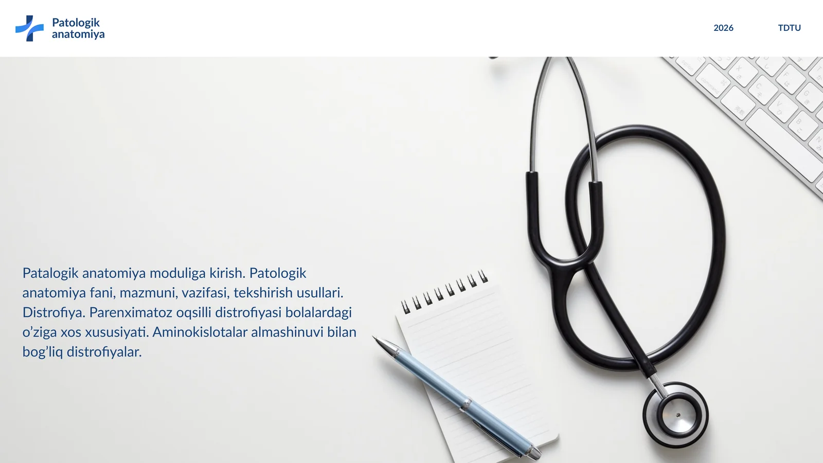Patologik anatomiya moduliga kirish