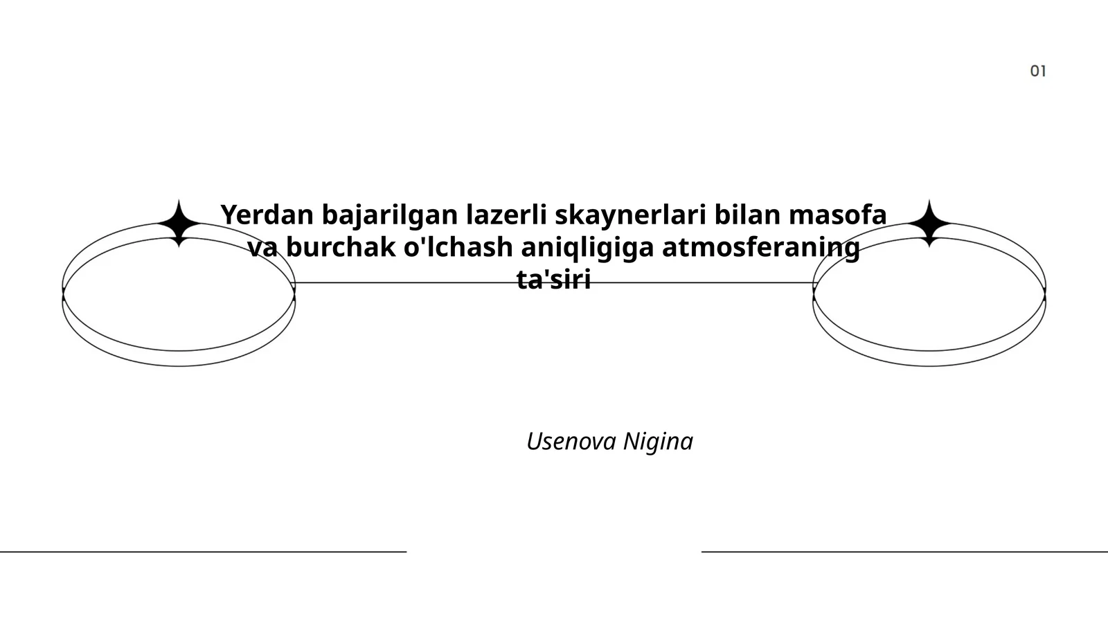 Yerdan bajarilgan lazerli skaynerlari bilan masofa va burchak o'lchash aniqligiga atmosferaning ta'siri