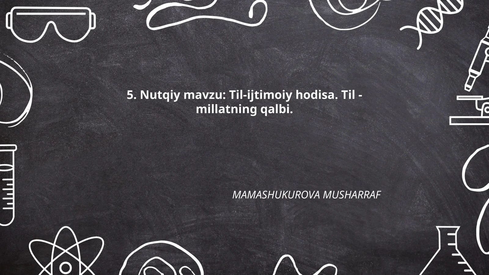 Tilning ijtimoiy vazifasi