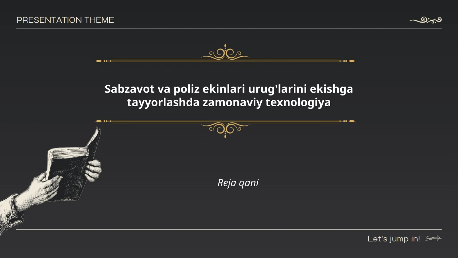 Zamonaviy urug' ekish texnologiyalari