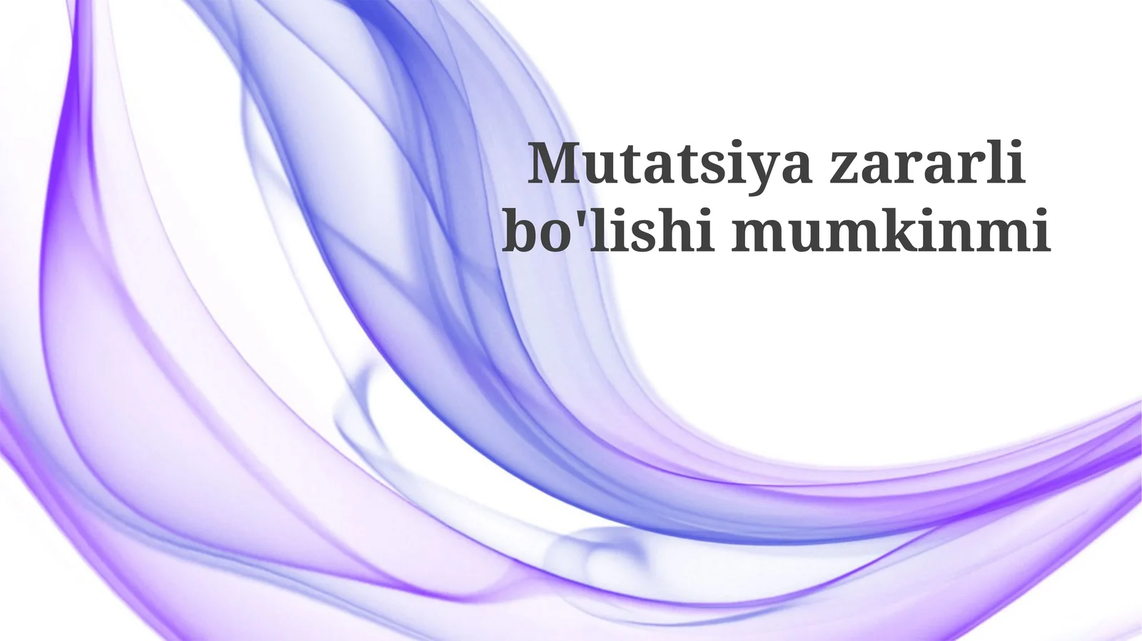 Mutatsiyalar va Kasalliklar