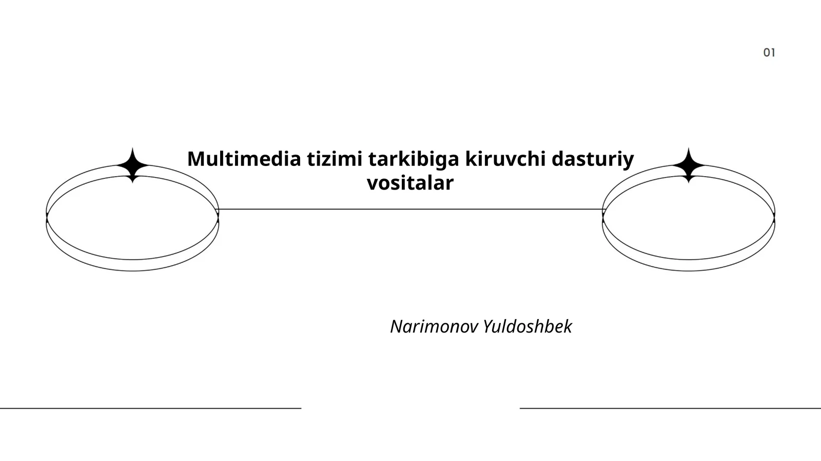 Multimedia tizimi tarkibiga kiruvchi dasturiy vositalar
