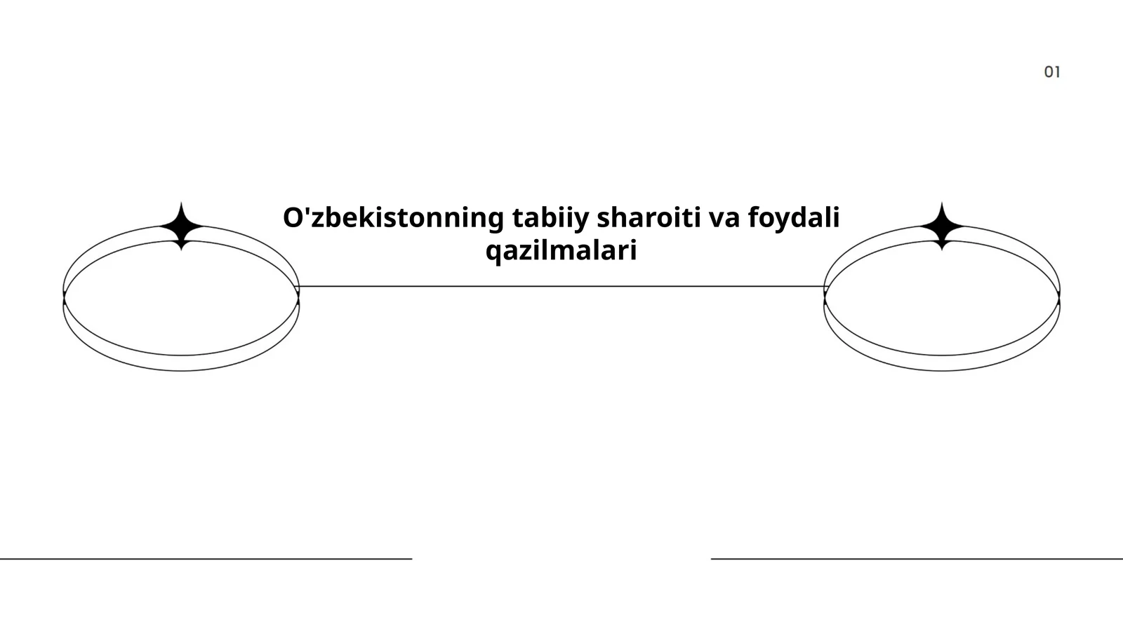 O'zbekistonning tabiiy sharoiti va foydali qazilmalari