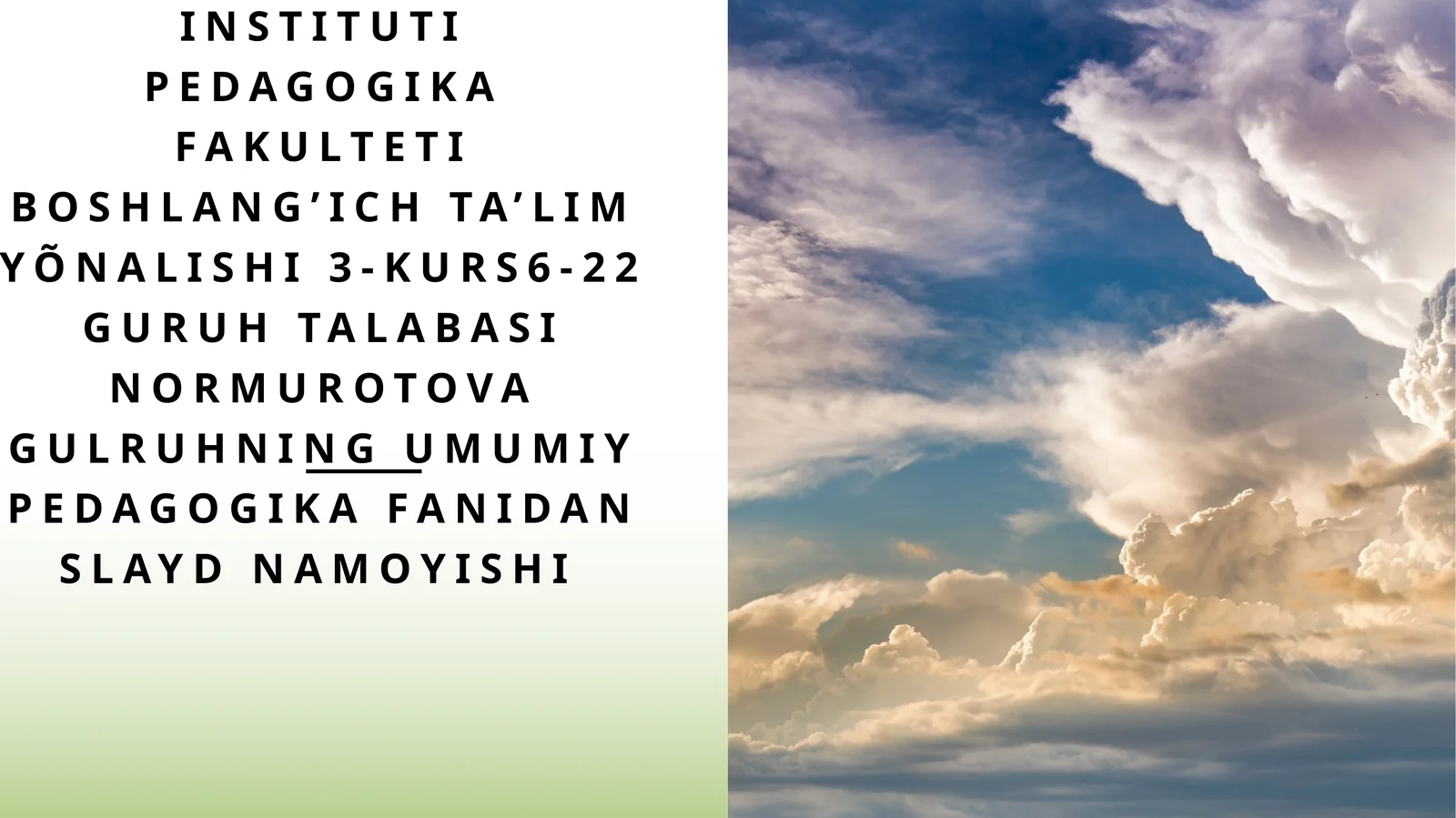 Didaktik ta’lim nazariyasi sifatida.TarbiyaNing maqsad va vazifasi
