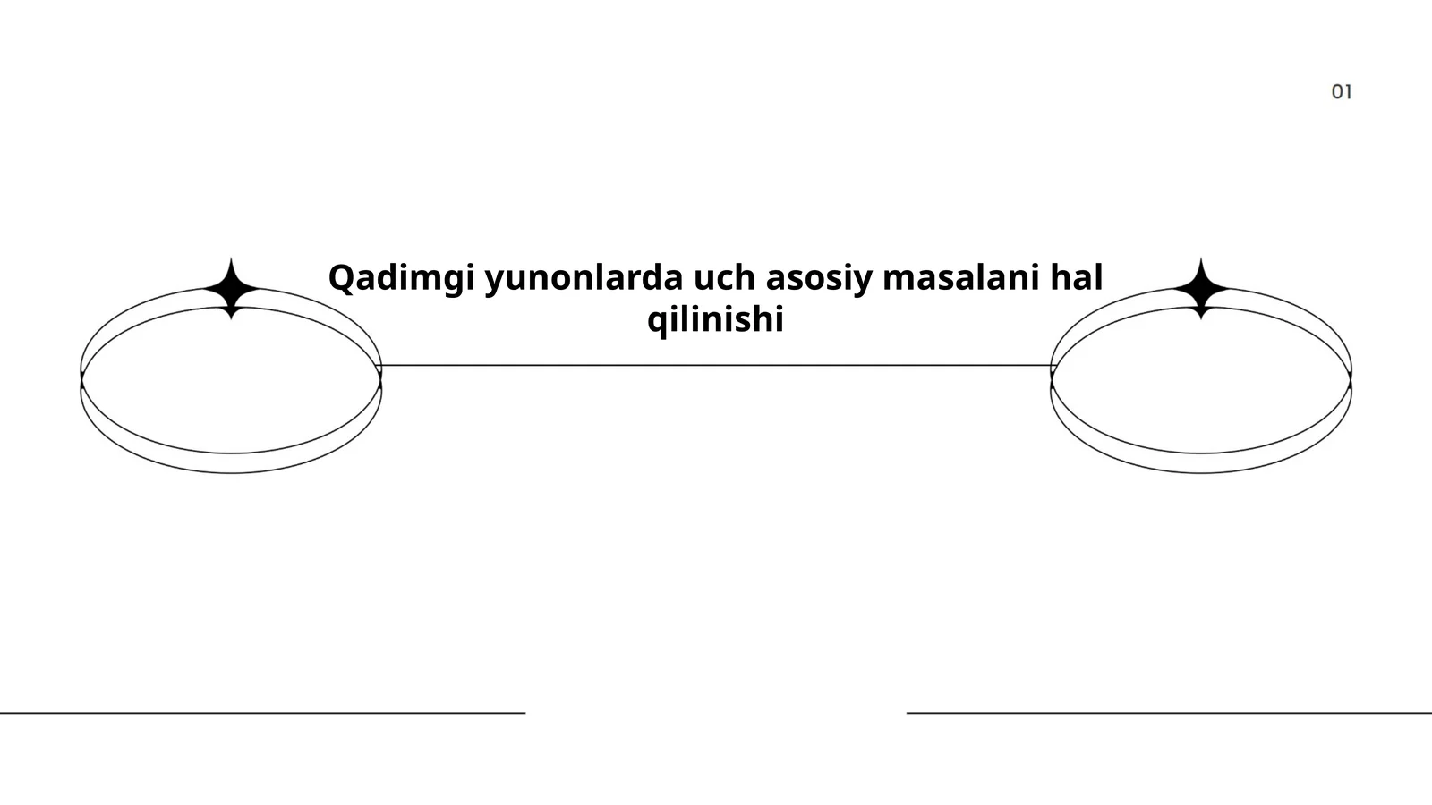 Qadimgi yunonlarda uch asosiy masalani hal qilinishi