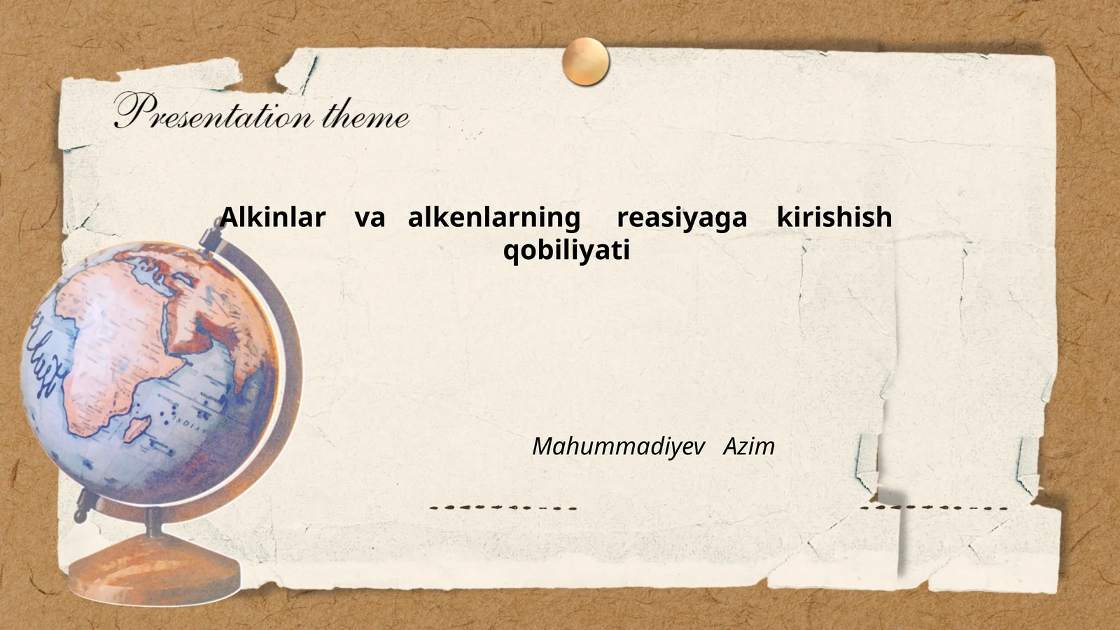 Alkinlar va alkenlarning reasiyaga kirishish qobiliyati