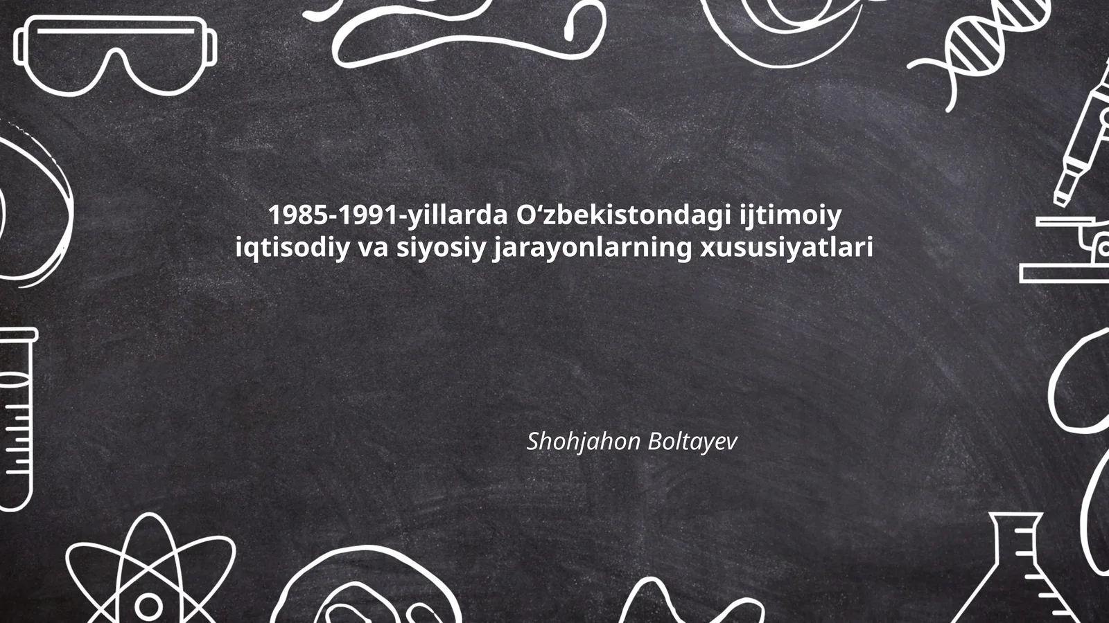 Oʻzbekiston iqtisodiy va siyosiy jarayonlar (1985-1991)