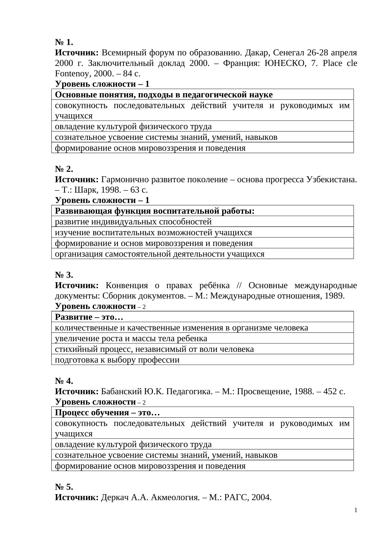 Гармонично развитое поколение – основа прогресса Узбекистана