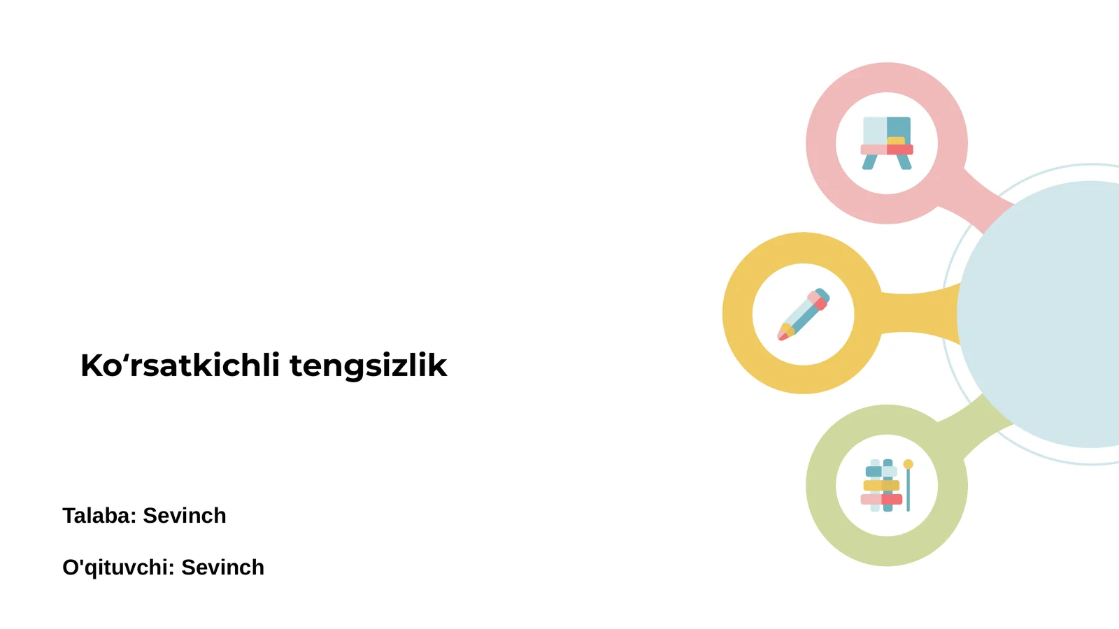 Koʻrsatkichli tengsizlik