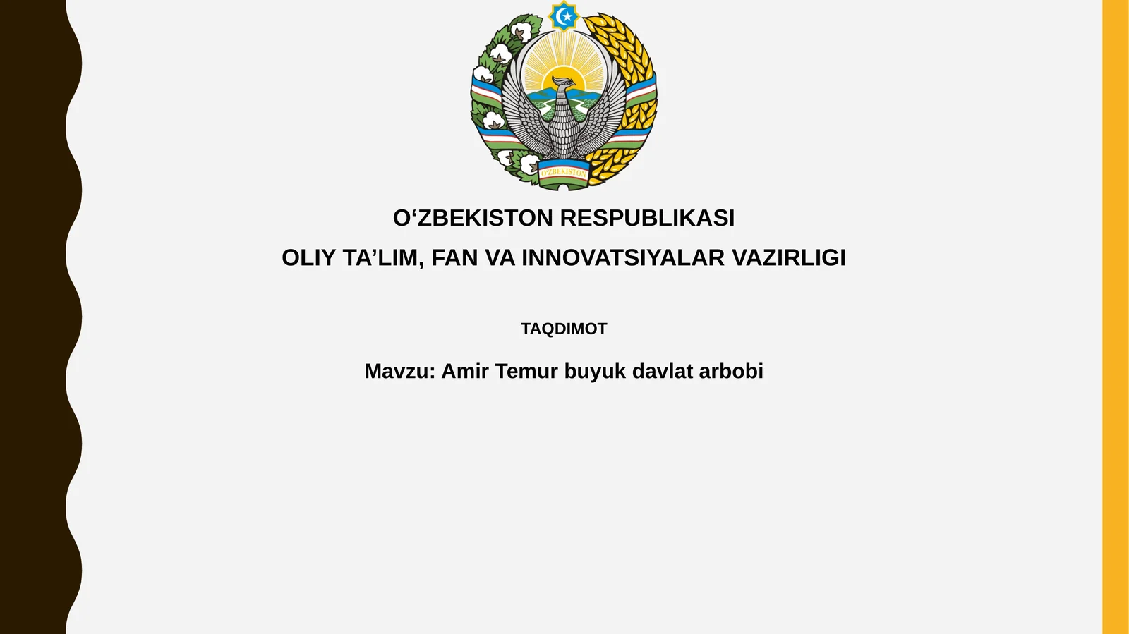 Amir Temurbuyukdavlatarbobi