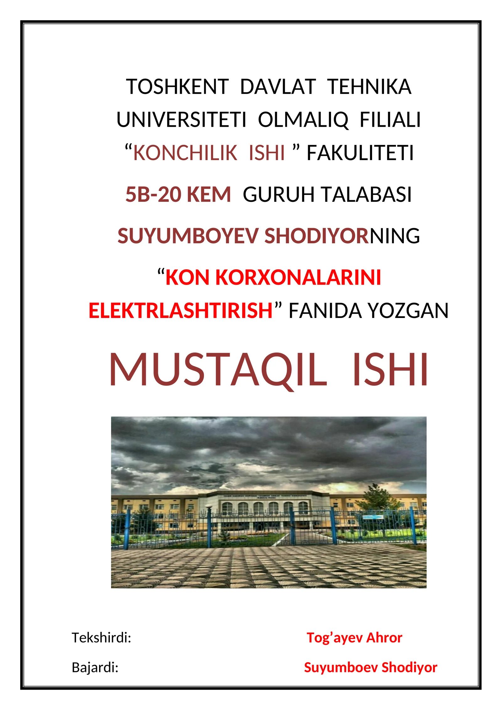 KON KORXONALARINI ELEKTRLASHTIRISH