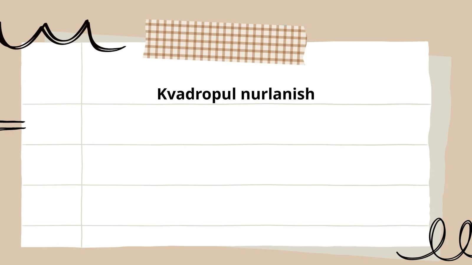 Kvadropul nurlanish