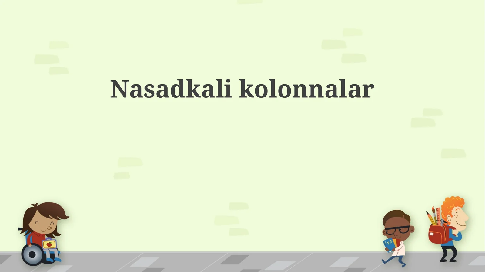 Nasadkalikolonnalar